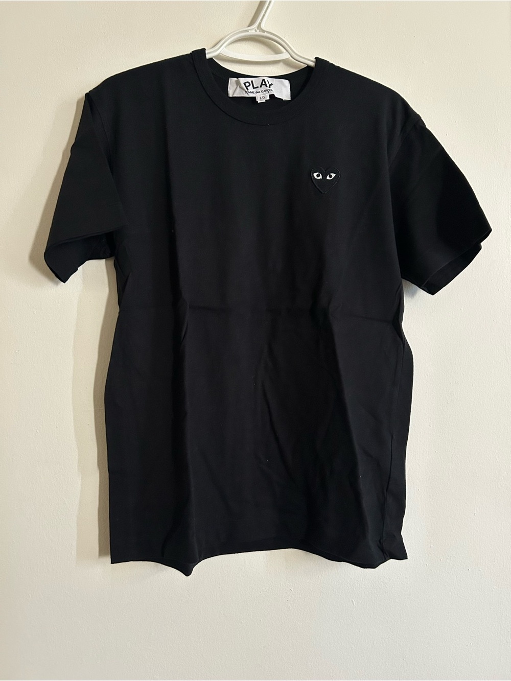 Comme des Garcons PLAY Black Heart Patch Crew Tee